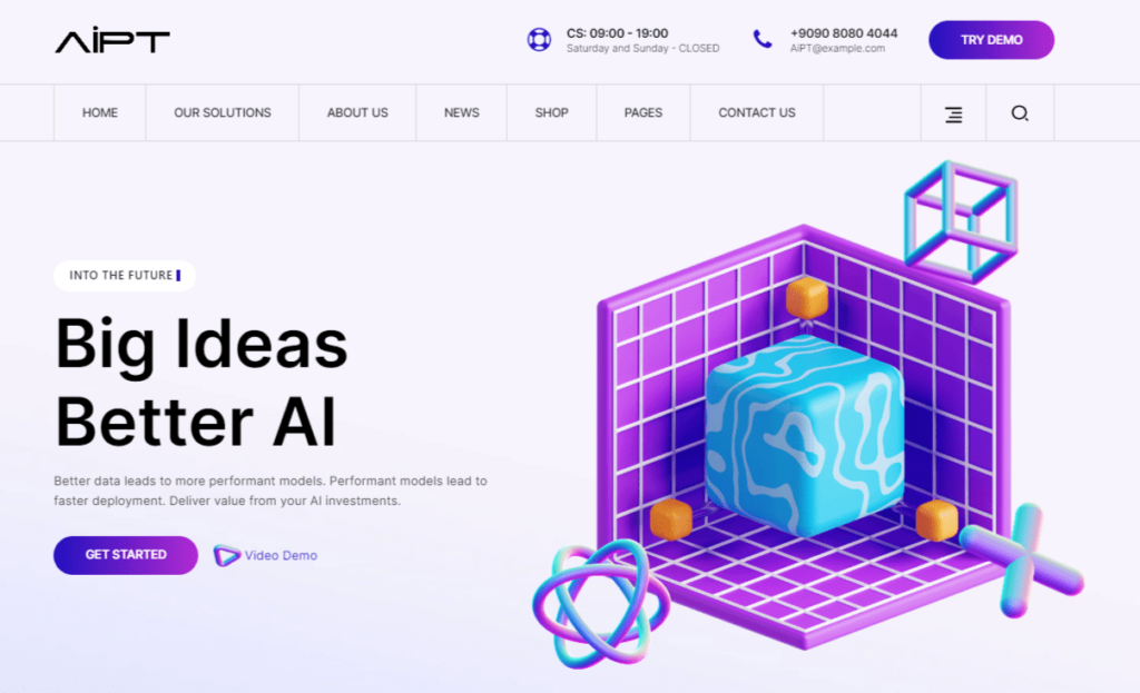 AiPT - Next-Gen Artificial Intelligence Theme