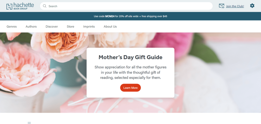 Hachette book group wordpress website design tiwebview min 1 Hachette book group website built on WordPress
