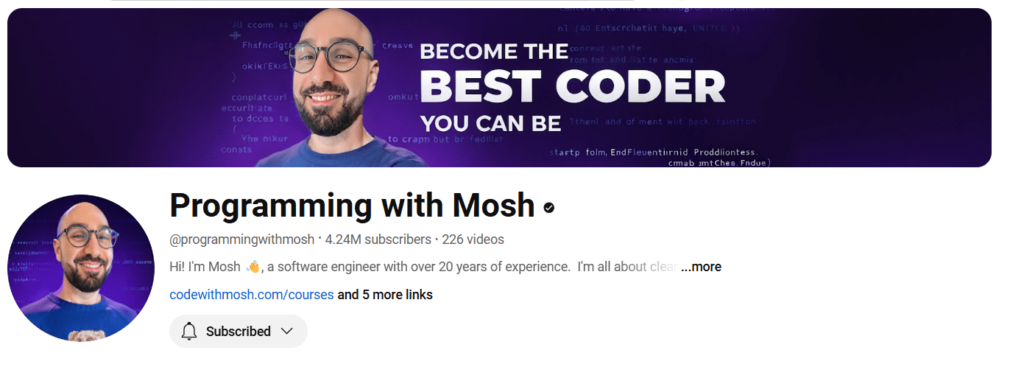 Programming with Mosh min Programming with Mosh