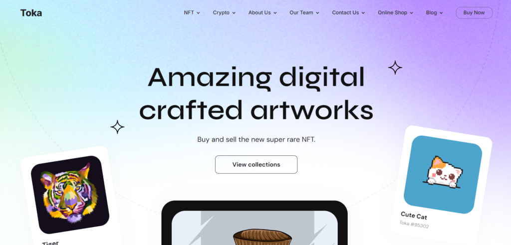 Toka - NFT & Crypto WordPress Theme