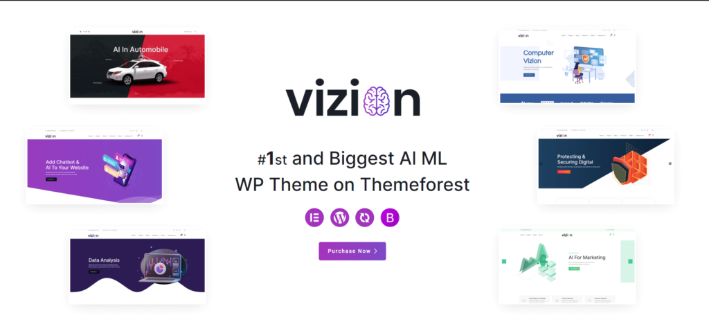 Vizion 4.0 - Artificial Intelligence AI WordPress Theme