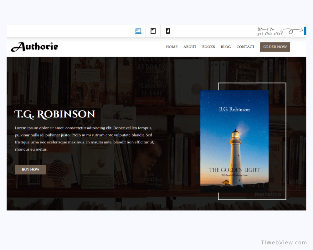 Zakra Free WordPress Themes for Book Authors