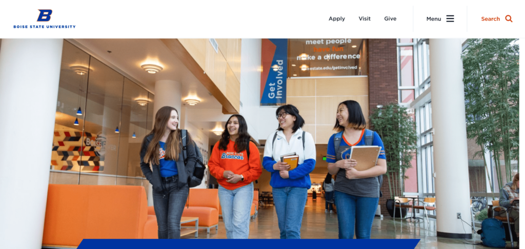 boise state university wordpress website design tiwebview min Boise State University website built on WordPress