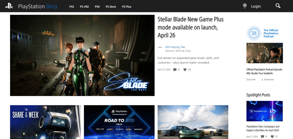 sony playstation wordpress website design tiwebview min Sony PlayStation website built on WordPress