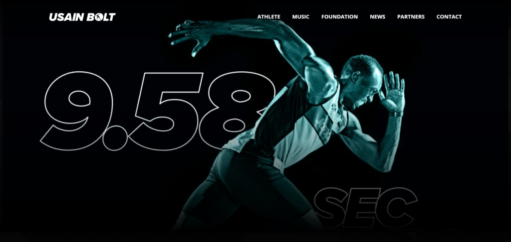 usain bolt wordpress website design tiwebview min Usain Bolt website built on WordPress