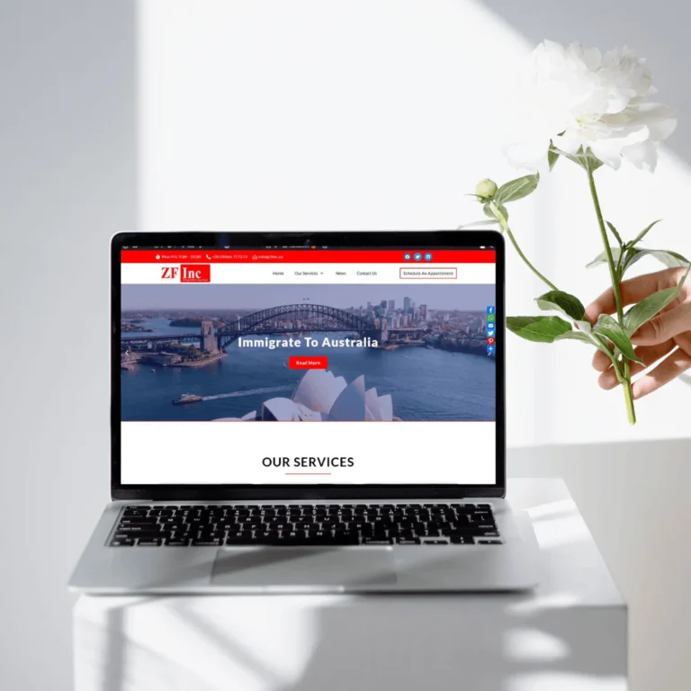 Zfinc Immigration Service Zfinc Immigration Service website designed by TIWEBVIEW
